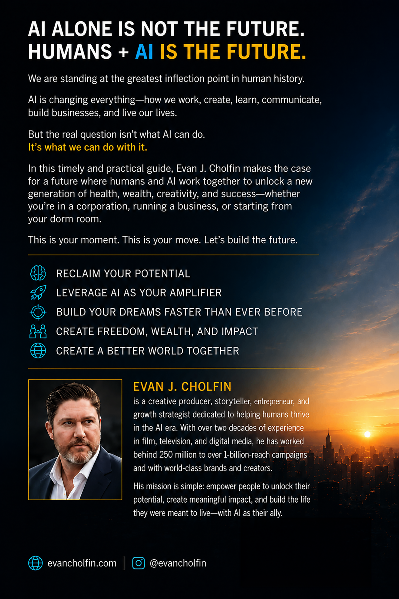 Humans + AI > AI book back cover